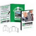 Tek-Booklet Square Antibacterial Hand Sanitizer Gel 0.5 Oz.
